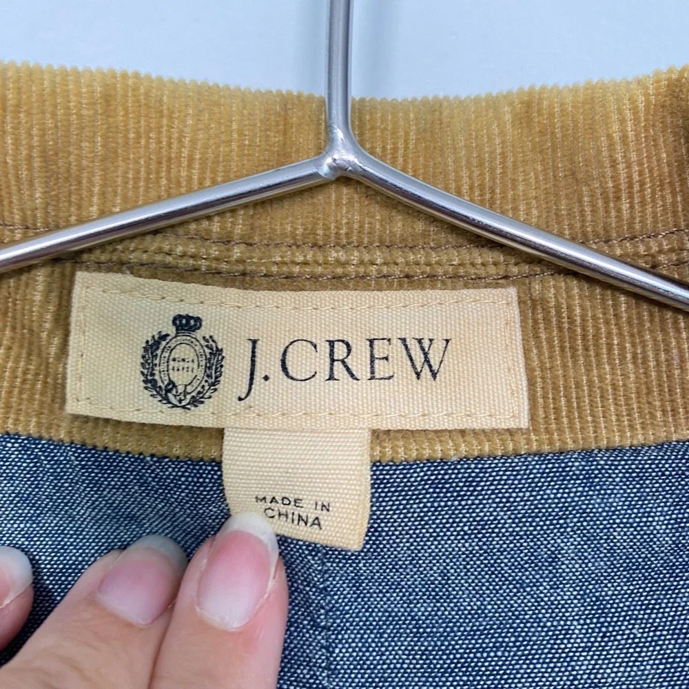 J. Crew Mens Ludlow Jacket XL Tan Corduroy Two Button Blazer Blazer